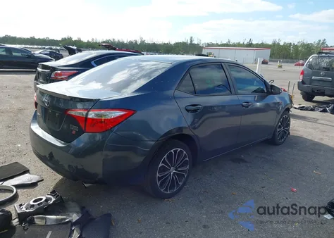 2015 Toyota Corolla S z USA, uszkodzony, nr VIN 5YFBURHE3FP317996